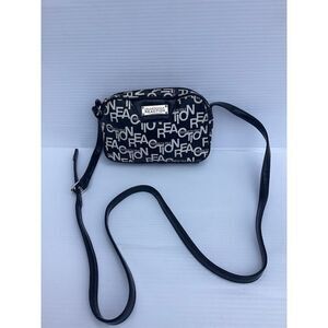 Kenneth Cole Reaction‎ Women's Crossbody Bag Black & White Logo Print